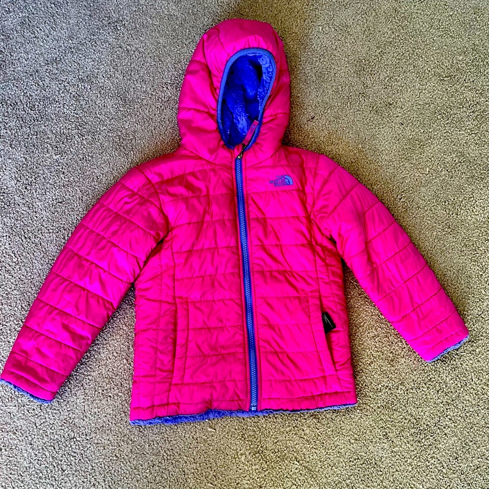 Northface Mossbud reversible jacket size 6 toddler girl